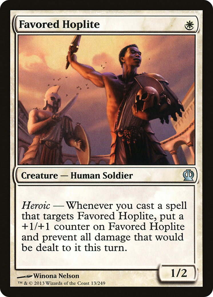 Favored Hoplite (THS-013) Foil