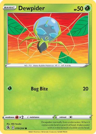 Dewpider 019 - Reverse Holofoil - Common