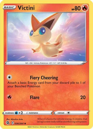 Victini 036 - Reverse Holofoil - Uncommon