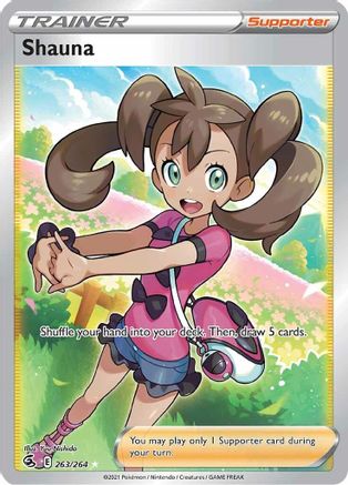 Shauna (Full Art) 263/264  - Holofoil SWSH08 Fusion Strike - Ultra Rare