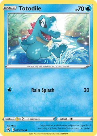Totodile 055 - Reverse Holofoil - Common