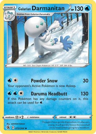 Galarian Darmanitan 072 - Uncommon