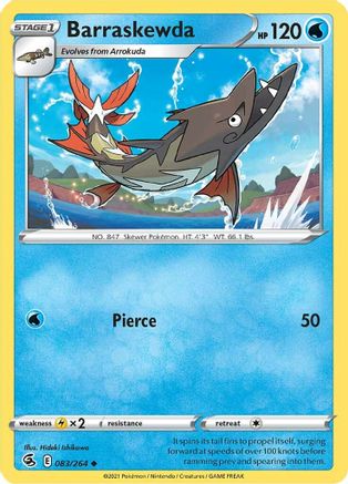 Barraskewda 083 - Reverse Holofoil - Uncommon
