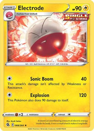 Electrode 088 - Reverse Holofoil - Rare