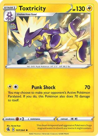 Toxtricity (107) (107) 107 - Holofoil - Holo Rare