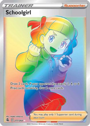 Schoolgirl (Secret) 277/264  - Holofoil SWSH08 Fusion Strike - Secret Rare