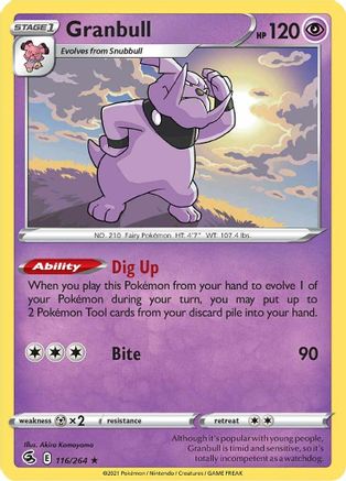 Granbull 116 - Rare