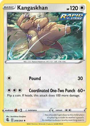 Kangaskhan 204 - Rare