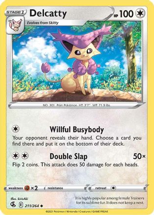 Delcatty 211 - Reverse Holofoil - Uncommon
