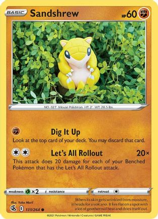 Sandshrew 131 - Reverse Holofoil - Common