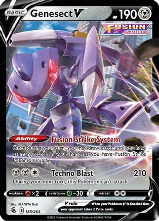 Genesect V 185 - Holofoil - Ultra Rare