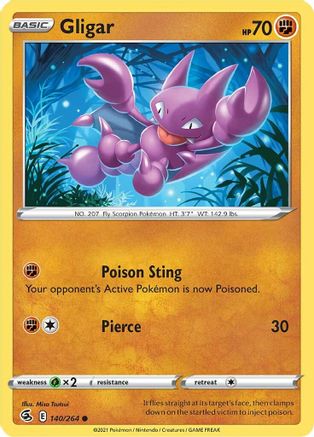 Gligar 140 - Reverse Holofoil - Common