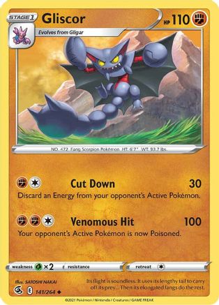 Gliscor 141 - Reverse Holofoil - Uncommon