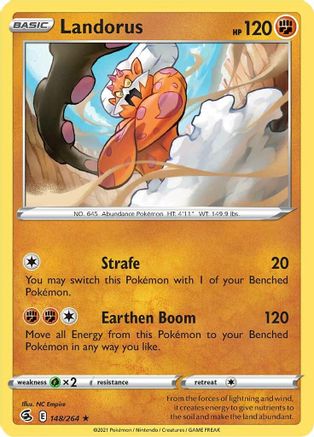 Landorus 148 - Reverse Holofoil - Holo Rare