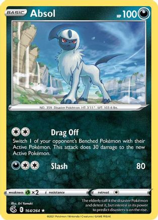Absol 164 - Reverse Holofoil - Rare