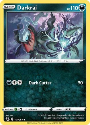 Darkrai 167 - Reverse Holofoil - Uncommon