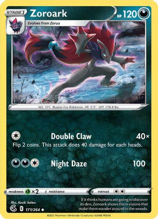 Zoroark 171 - Reverse Holofoil - Uncommon