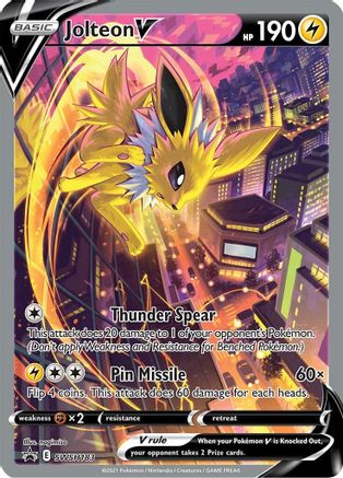 Jolteon V SWSH183 - Holofoil SWSH Sword & Shield Promo Cards - Promo