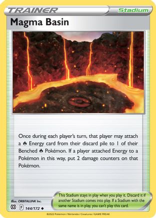 Magma Basin 144 - Reverse Holofoil - Uncommon