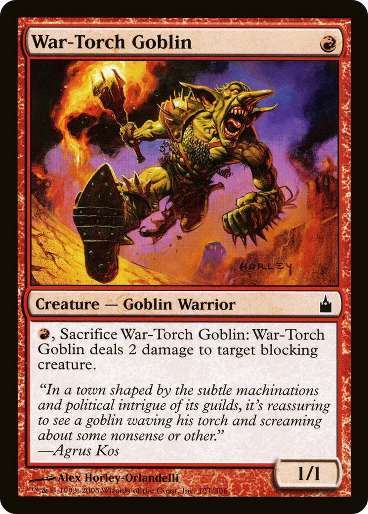War-Torch Goblin (RAV-151) Foil