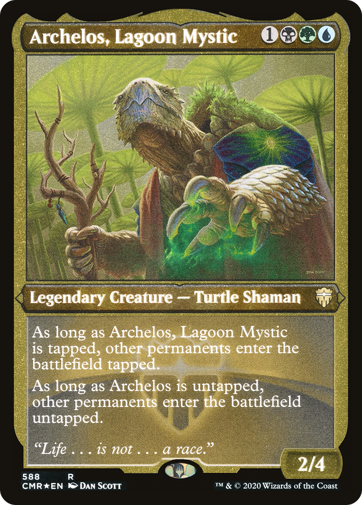 Archelos, Lagoon Mystic (Foil Etched) (CMR-588) Foil
