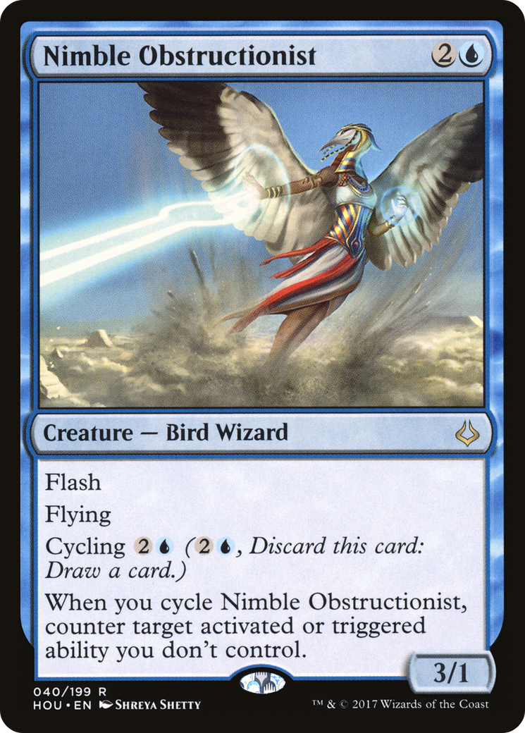 Nimble Obstructionist (HOU-040) Foil