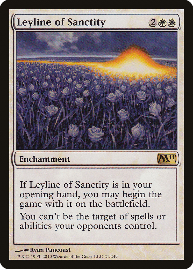 Leyline of Sanctity (M11-021) Foil