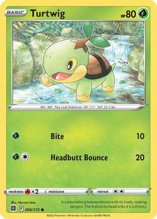 Turtwig 006 - Reverse Holofoil - Common