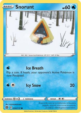 Snorunt 034 - Common