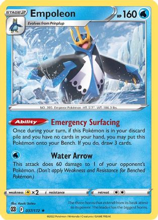 Empoleon 037 - Holofoil - Holo Rare