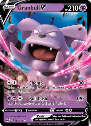 Granbull V 057 - Holofoil - Ultra Rare