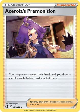 Acerola's Premonition 129 - Uncommon
