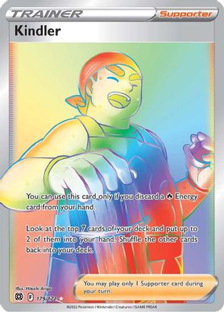 Kindler (Secret) 179/172  - Holofoil SWSH09 Brilliant Stars - Secret Rare