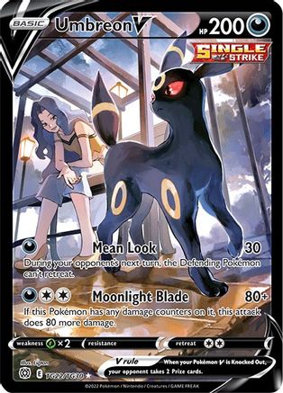Umbreon V TG22/TG30 - Holofoil SWSH09 Brilliant Stars Trainer Gallery - Ultra Rare
