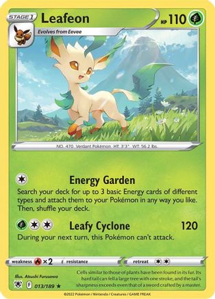 Leafeon 013 - Reverse Holofoil - Rare