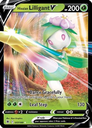 Hisuian Lilligant V 017 - Holofoil - Ultra Rare