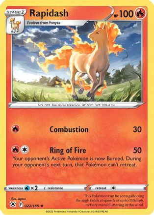 Rapidash 022 - Rare