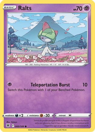 Ralts 060 - Reverse Holofoil - Common
