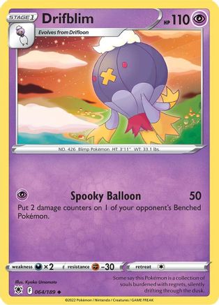 Drifblim 064 - Reverse Holofoil - Uncommon