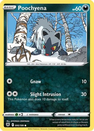 Poochyena 095 - Reverse Holofoil - Common