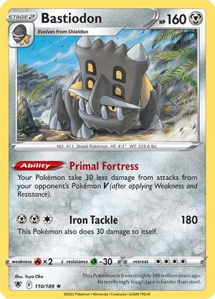 Bastiodon 110 - Reverse Holofoil - Holo Rare