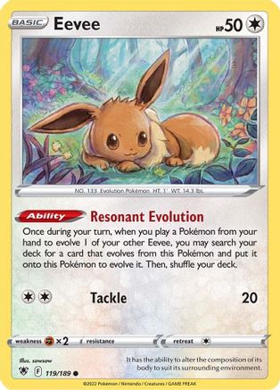 Eevee 119 - Reverse Holofoil - Common