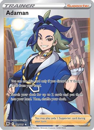 Adaman (Full Art) 181/189 - Holofoil SWSH10 Astral Radiance - Ultra Rare