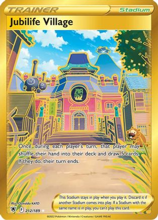 Jubilife Village (Secret) 212 - Holofoil - Secret Rare