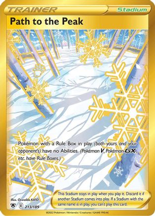 Path to the Peak (Secret) 213 - Holofoil - Secret Rare