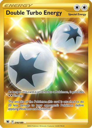 Double Turbo Energy (Secret) 216 - Holofoil - Secret Rare