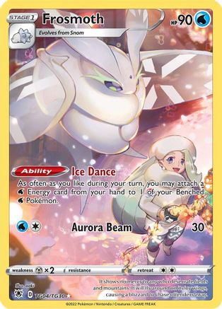 Frosmoth TG04/TG30  - Holofoil SWSH10 Astral Radiance Trainer Gallery - Ultra Rare