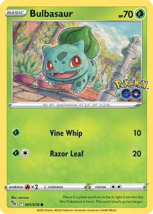 Bulbasaur 001 - Reverse Holofoil - Common