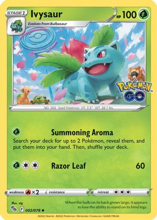 Ivysaur 002 - Reverse Holofoil - Uncommon