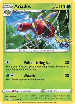 Ariados 007 - Reverse Holofoil - Uncommon